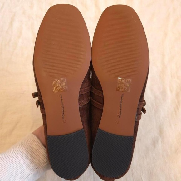 Madewell Greta Bow Double Strap - Size 7.5/NY367/ Soft Mahogany - Picture 7 of 8